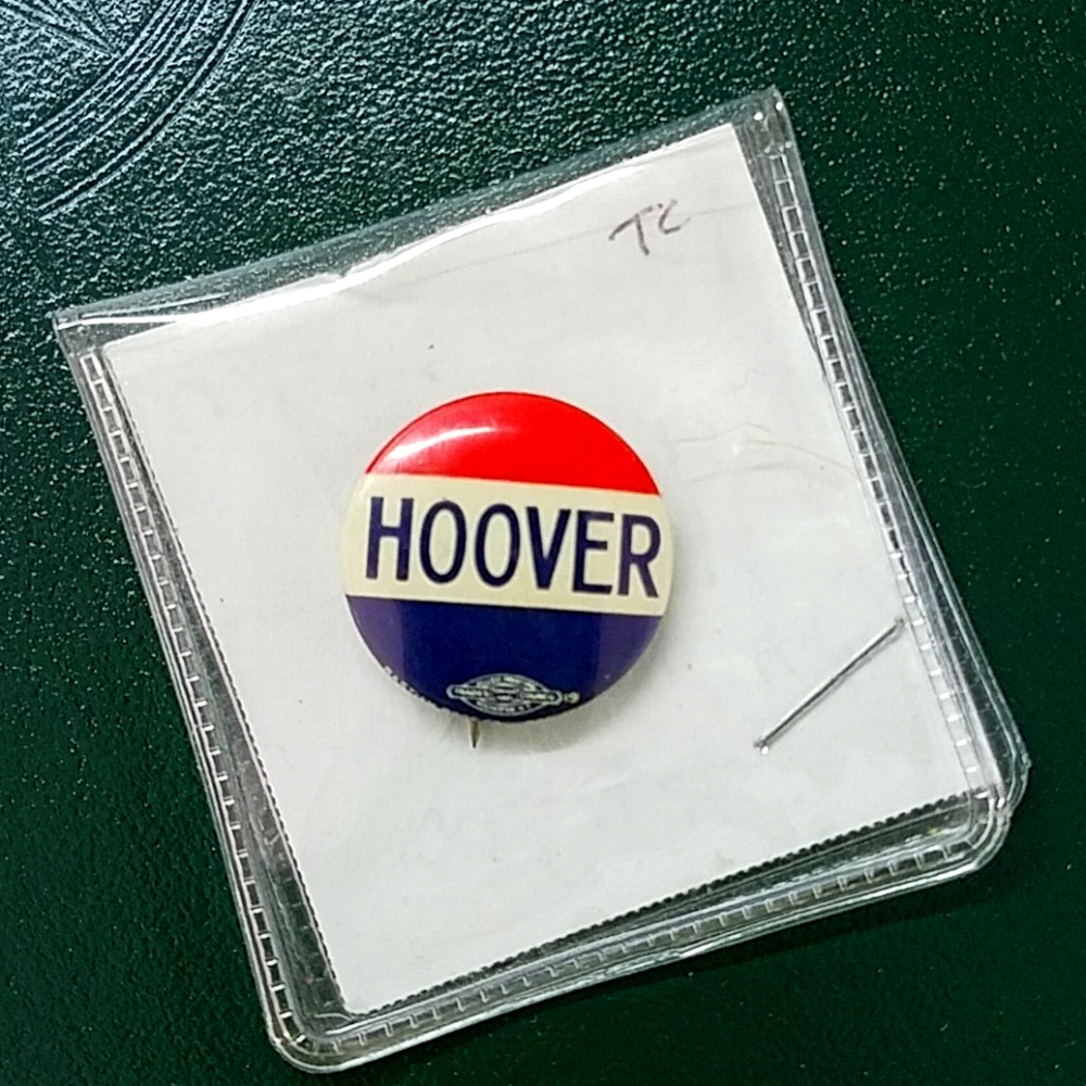 Hoover Campaign Button